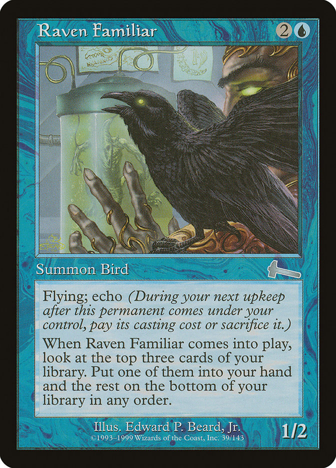 Raven Familiar [Urza's Legacy] | Card Merchant Takapuna