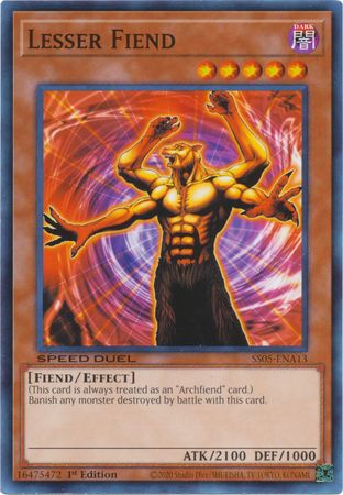 Lesser Fiend [SS05-ENA13] Common | Card Merchant Takapuna