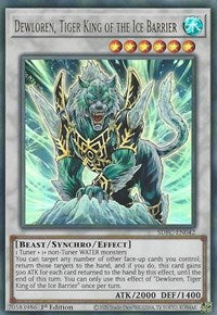 Dewloren, Tiger King of the Ice Barrier [SDFC-EN042] Ultra Rare | Card Merchant Takapuna