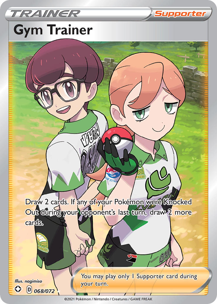 Gym Trainer (068/072) [Sword & Shield: Shining Fates] | Card Merchant Takapuna