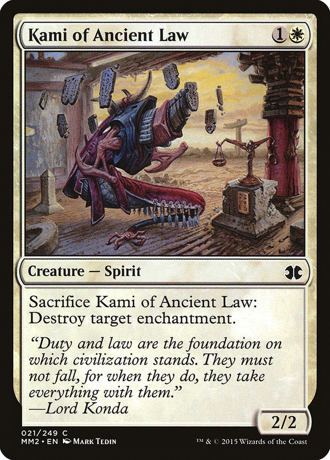 Kami of Ancient Law [Modern Masters 2015] | Card Merchant Takapuna