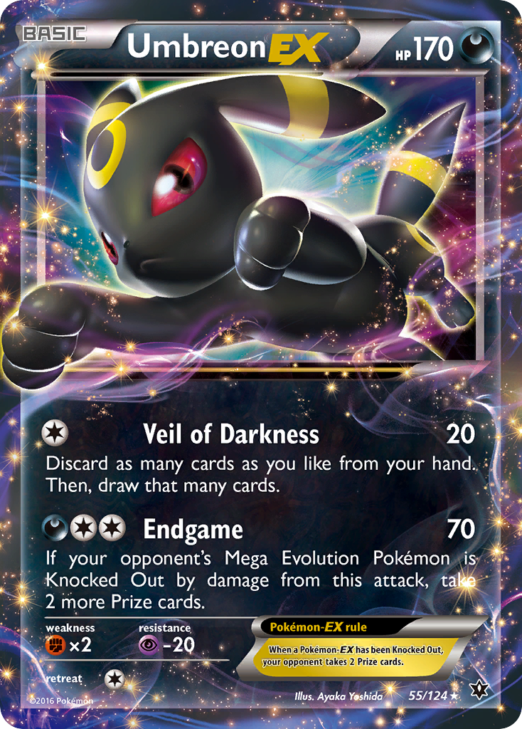 Umbreon EX (55/124) [XY: Fates Collide] | Card Merchant Takapuna