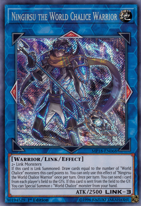 Ningirsu the World Chalice Warrior [MP18-EN068] Secret Rare | Card Merchant Takapuna