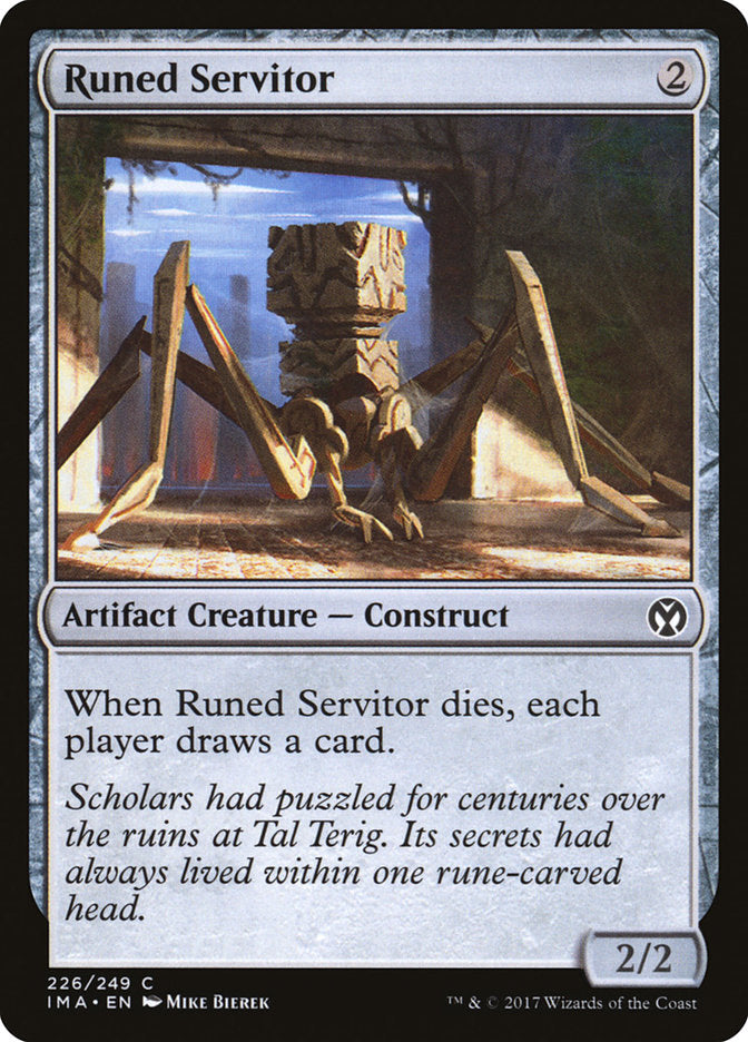 Runed Servitor [Iconic Masters] | Card Merchant Takapuna