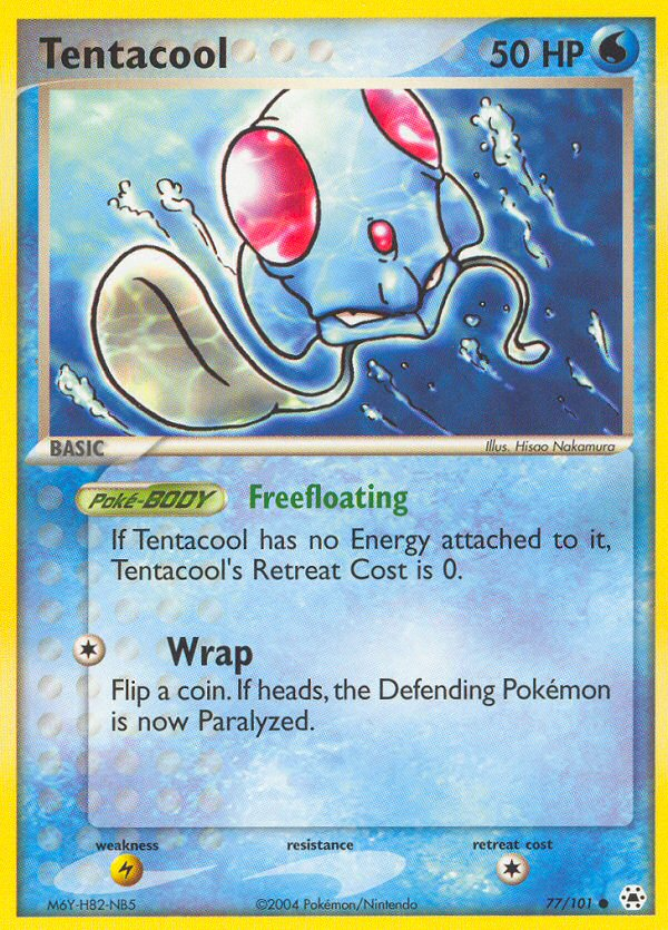 Tentacool (77/101) [EX: Hidden Legends] | Card Merchant Takapuna