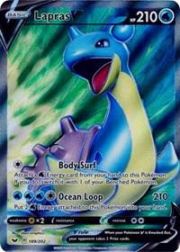 Lapras V (Full Art) (189/202) [SWSH01: Sword & Shield Base Set] | Card Merchant Takapuna