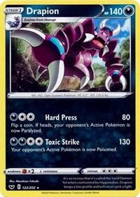 Drapion (122/202) [SWSH01: Sword & Shield Base Set] | Card Merchant Takapuna