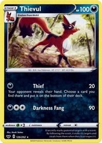 Thievul (126/202) [SWSH01: Sword & Shield Base Set] | Card Merchant Takapuna