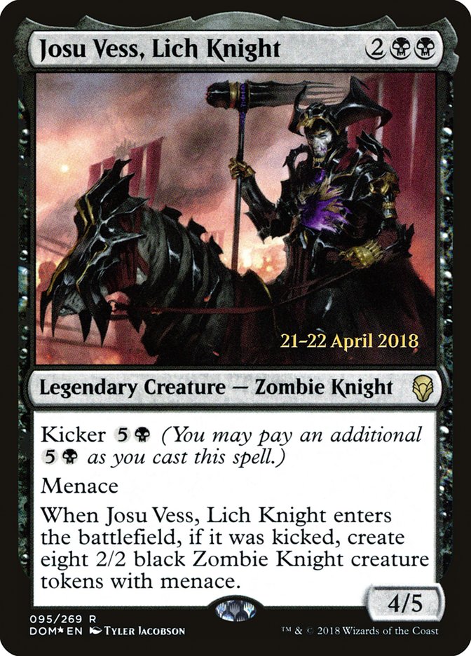 Josu Vess, Lich Knight [Dominaria Prerelease Promos] | Card Merchant Takapuna