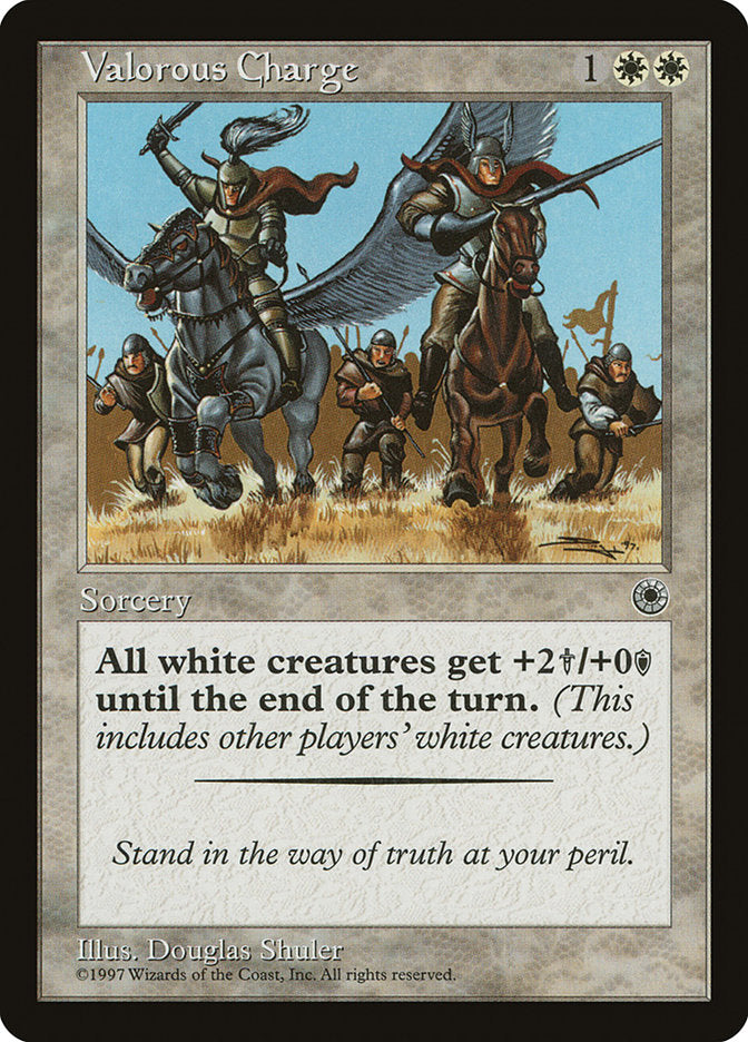 Valorous Charge [Portal] | Card Merchant Takapuna