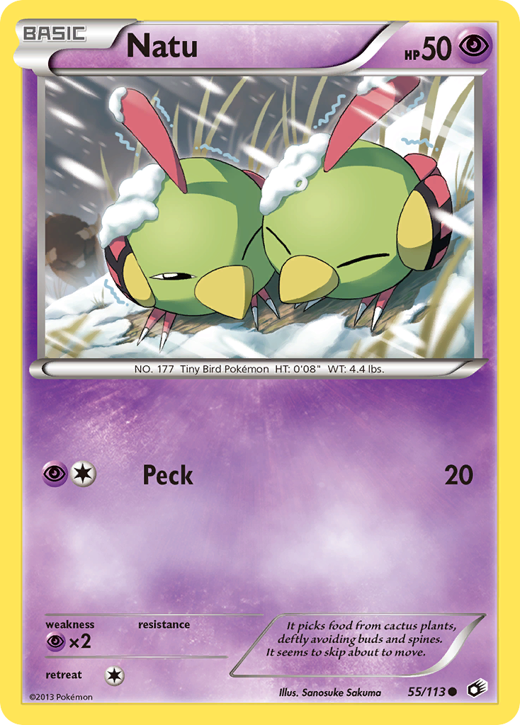 Natu (55/113) [Black & White: Legendary Treasures] | Card Merchant Takapuna