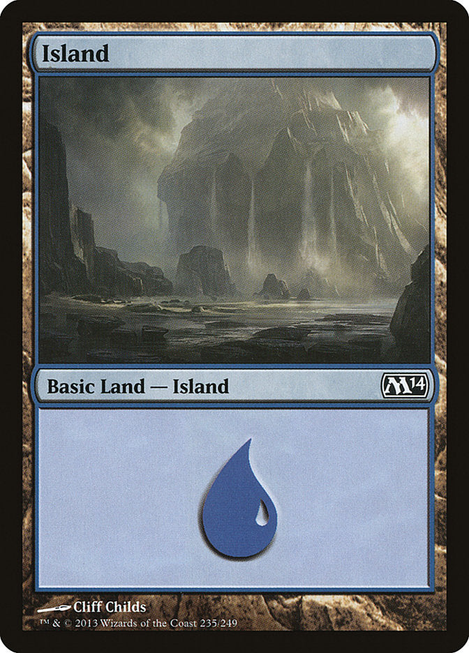 Island (235) [Magic 2014] | Card Merchant Takapuna