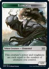 Elemental // Treasure Double-Sided Token [Double Masters Tokens] | Card Merchant Takapuna