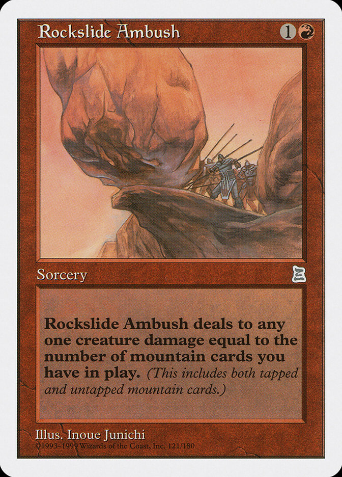 Rockslide Ambush [Portal Three Kingdoms] | Card Merchant Takapuna