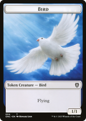 Bird // Cat Double-Sided Token [Phyrexia: All Will Be One Commander Tokens] | Card Merchant Takapuna