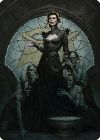 Liliana of the Veil Art Card [Dominaria United Art Series] | Card Merchant Takapuna