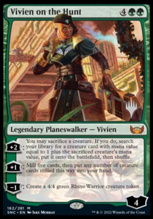 Vivien on the Hunt (Promo Pack) [Streets of New Capenna Promos] | Card Merchant Takapuna