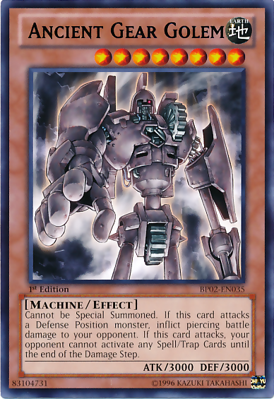 Ancient Gear Golem [BP02-EN035] Mosaic Rare | Card Merchant Takapuna