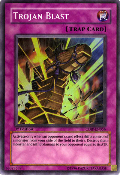 Trojan Blast [CDIP-EN056] Super Rare | Card Merchant Takapuna