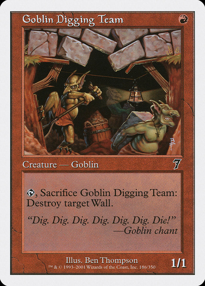 Goblin Digging Team [Seventh Edition] | Card Merchant Takapuna