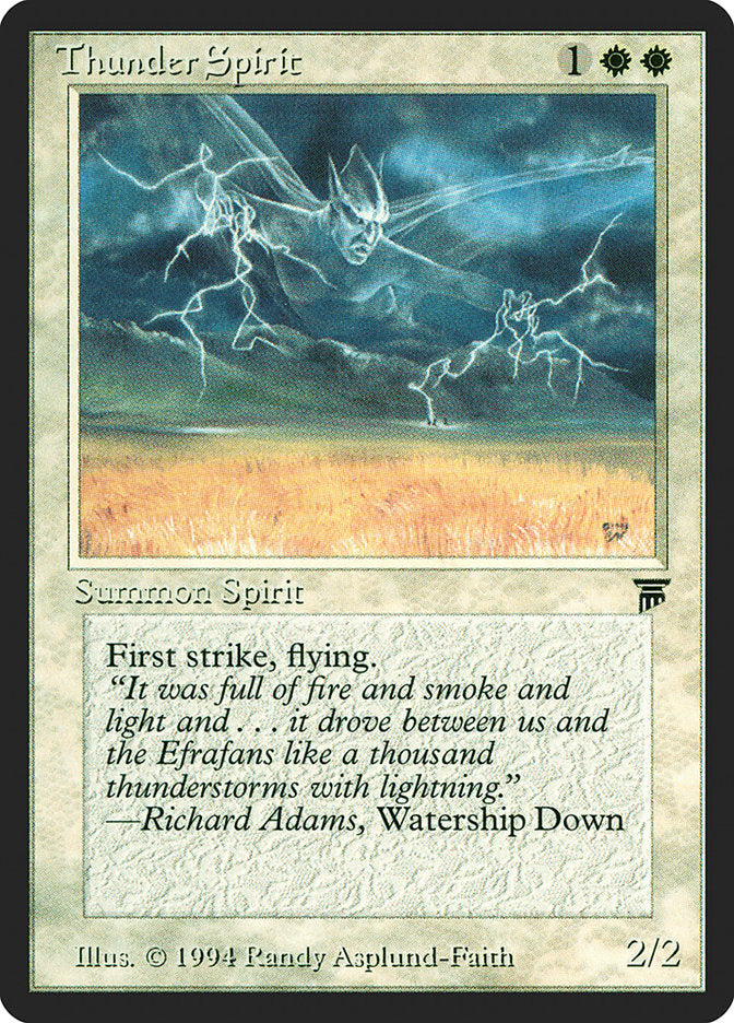 Thunder Spirit [Legends] | Card Merchant Takapuna