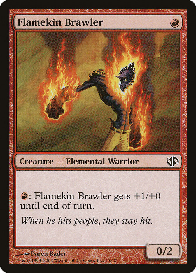 Flamekin Brawler [Duel Decks: Jace vs. Chandra] | Card Merchant Takapuna