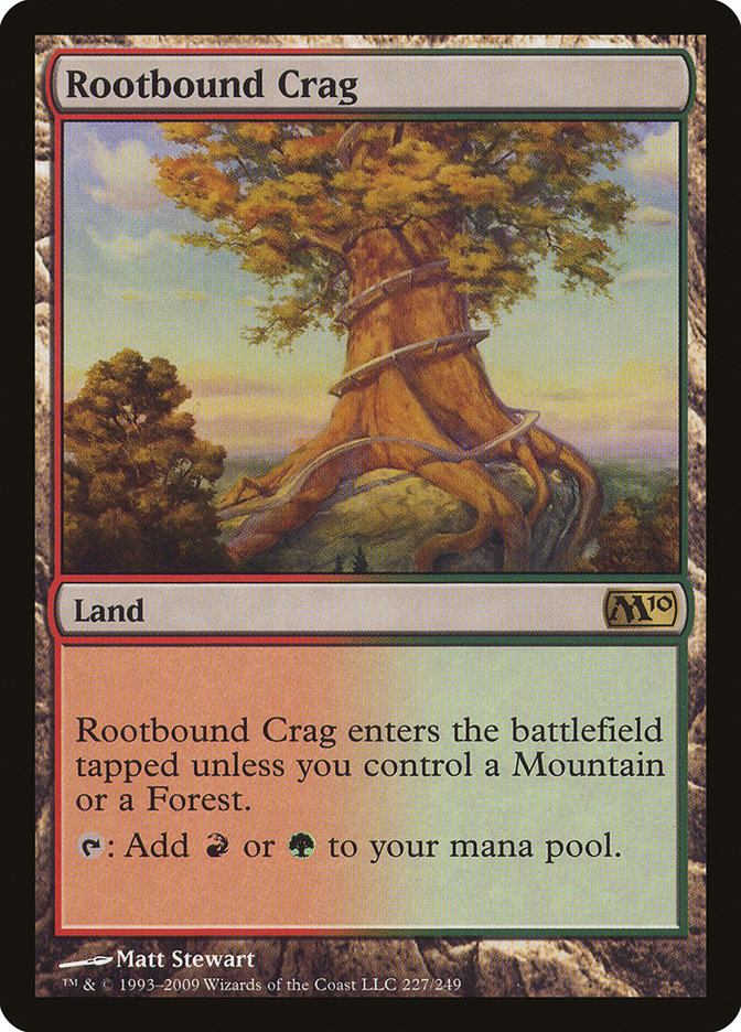 Rootbound Crag [Magic 2010] | Card Merchant Takapuna