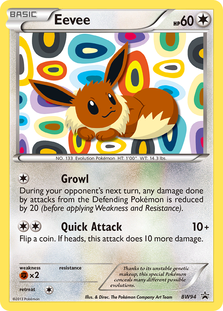 Eevee (BW94) [Black & White: Black Star Promos] | Card Merchant Takapuna