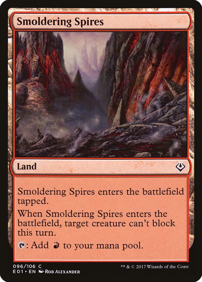 Smoldering Spires [Archenemy: Nicol Bolas] | Card Merchant Takapuna