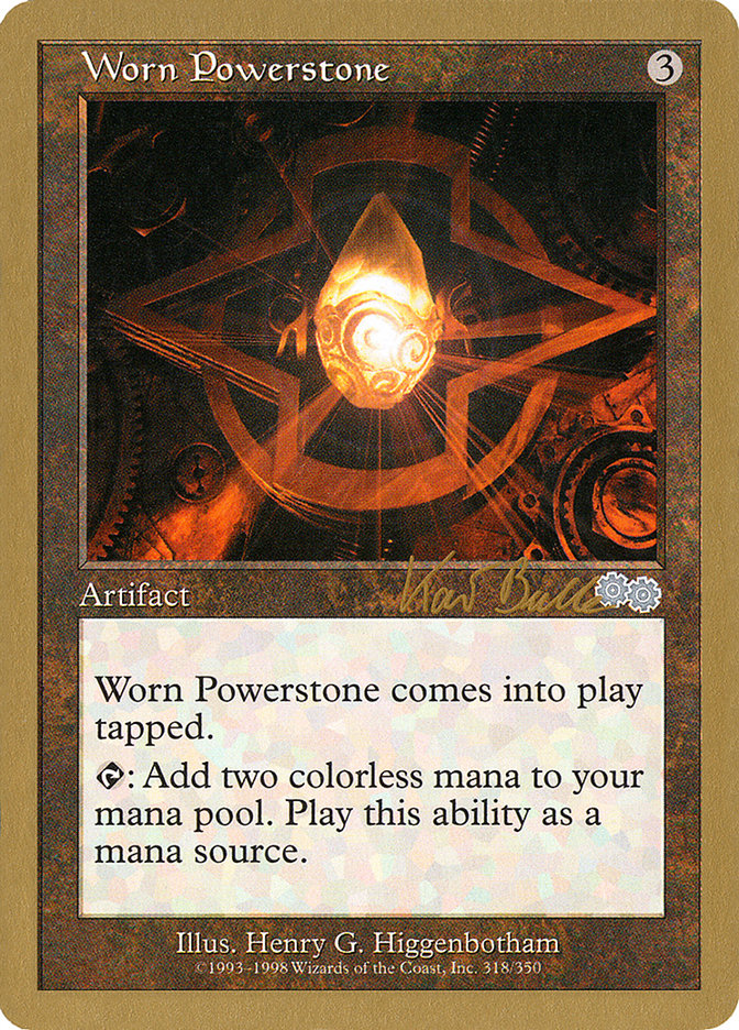 Worn Powerstone (Kai Budde) [World Championship Decks 1999] | Card Merchant Takapuna