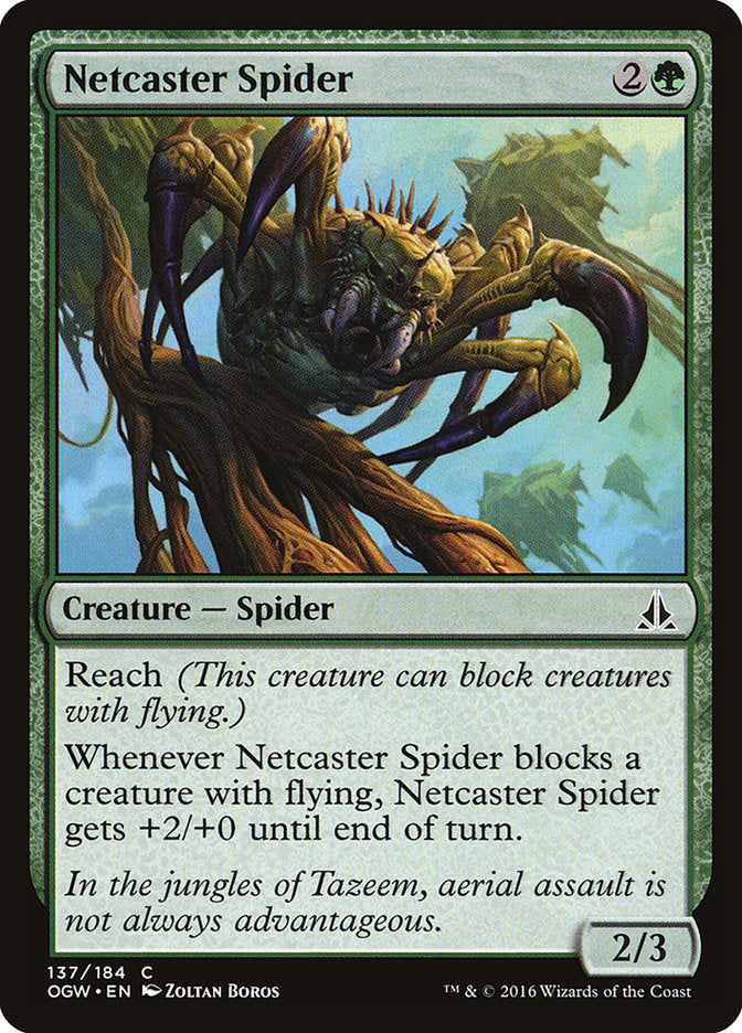 Netcaster Spider [Oath of the Gatewatch] | Card Merchant Takapuna