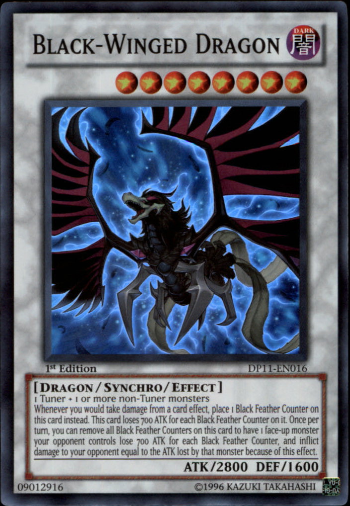 Black-Winged Dragon [DP11-EN016] Super Rare | Card Merchant Takapuna