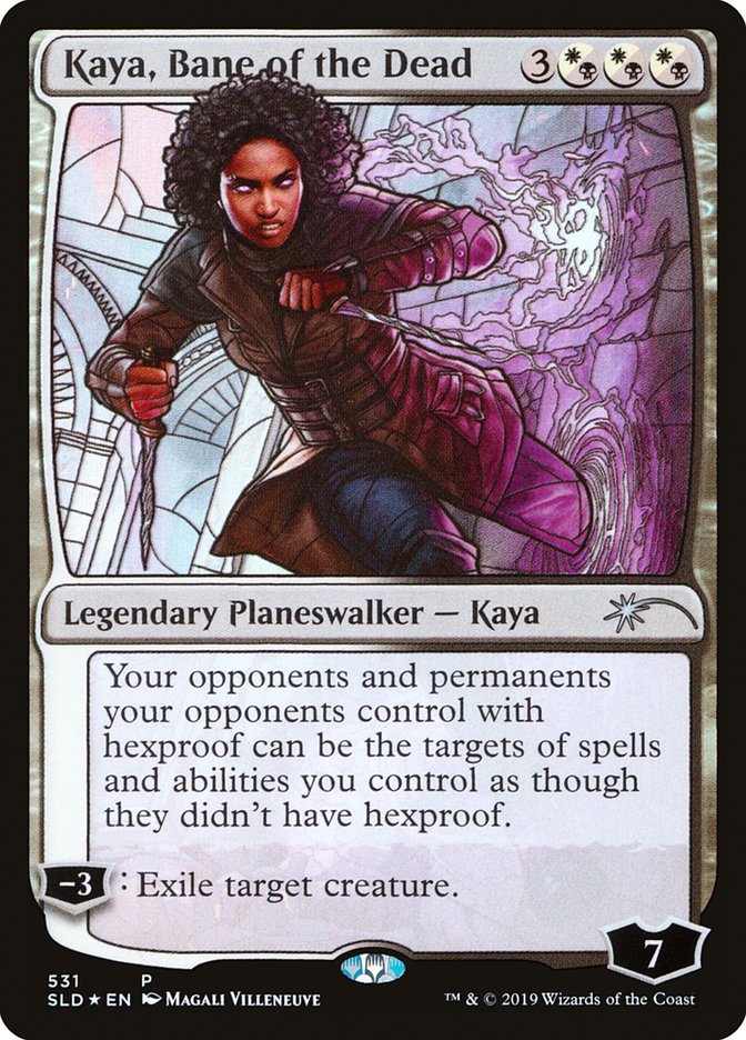 Kaya, Bane of the Dead (Stained Glass) [Secret Lair Drop Promos] | Card Merchant Takapuna