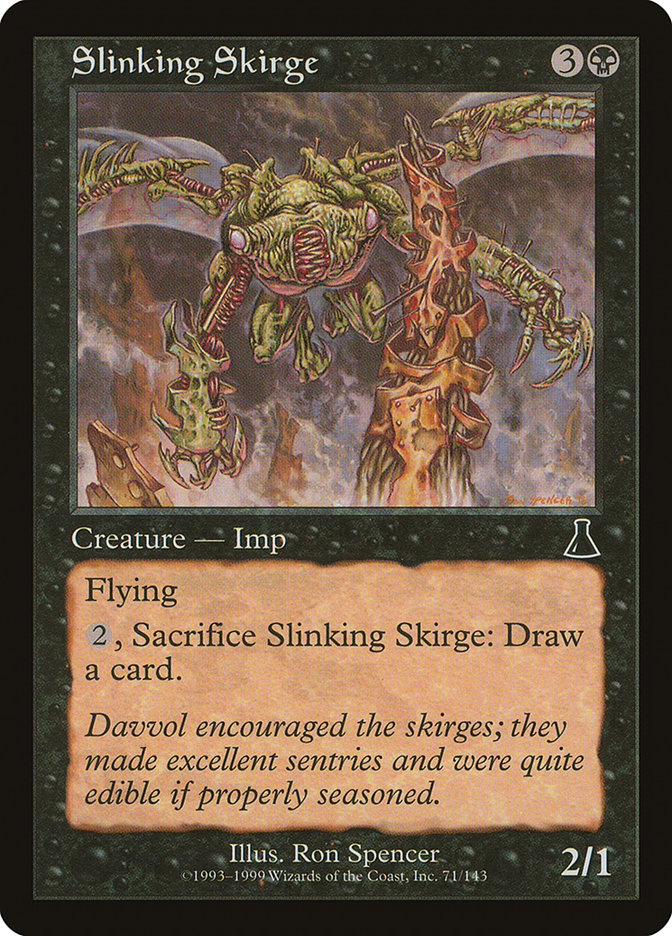 Slinking Skirge [Urza's Destiny] | Card Merchant Takapuna