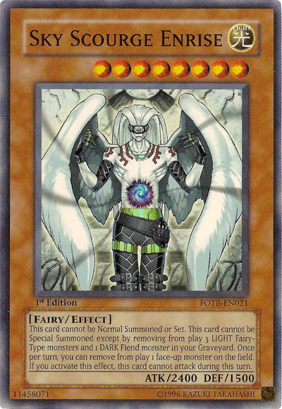 Sky Scourge Enrise [FOTB-EN021] Super Rare | Card Merchant Takapuna