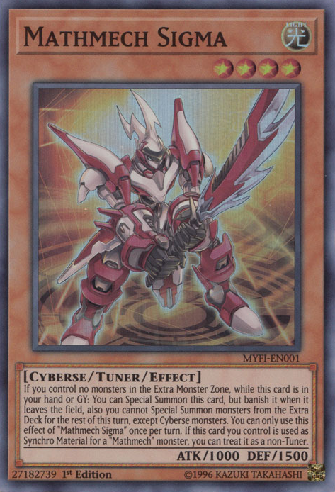 Mathmech Sigma [MYFI-EN001] Super Rare | Card Merchant Takapuna