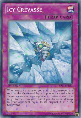 Icy Crevasse [SP13-EN037] Starfoil Rare | Card Merchant Takapuna