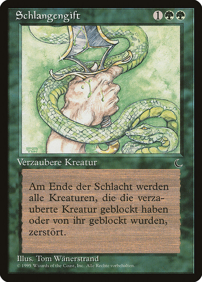 Venom (German) - "Schlangengift" [Renaissance] | Card Merchant Takapuna