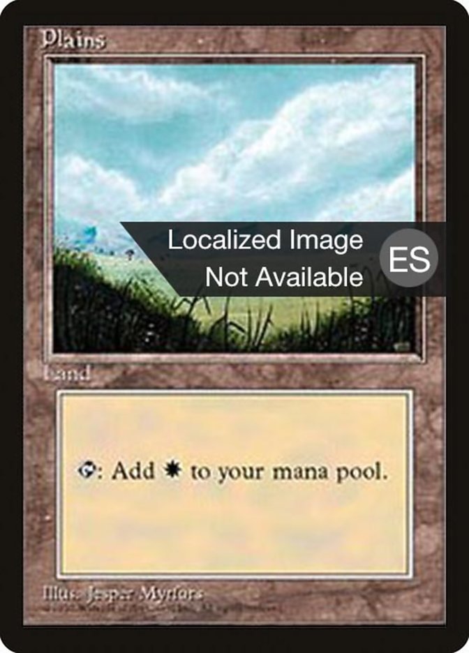 Plains (A) [Fourth Edition (Foreign Black Border)] | Card Merchant Takapuna