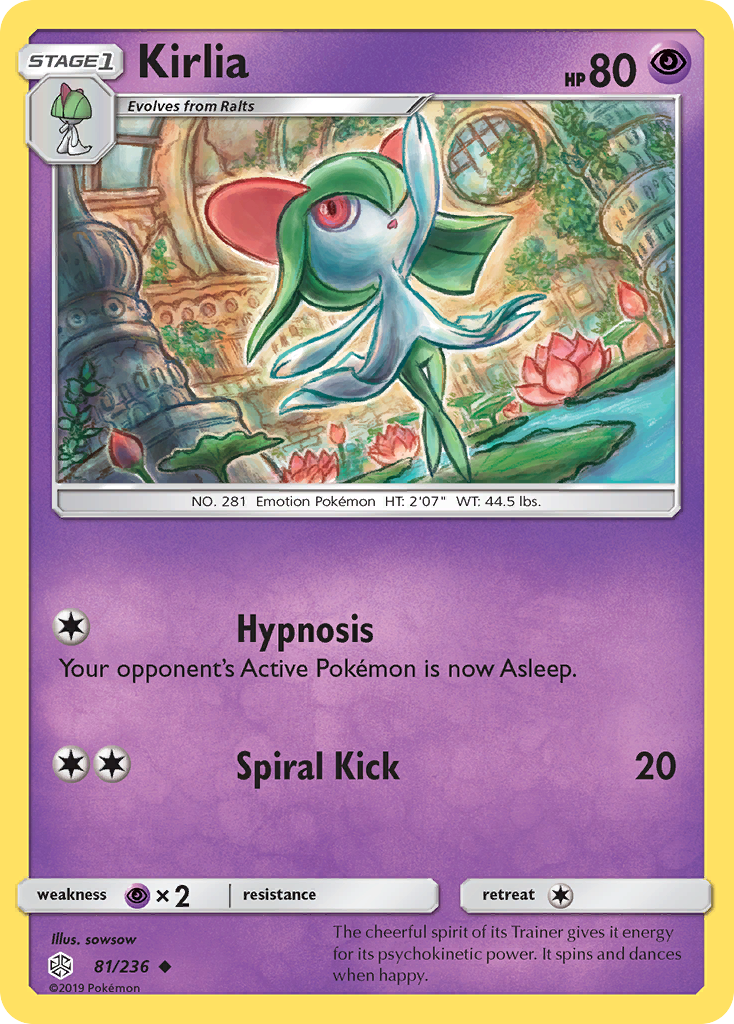 Kirlia (81/236) [Sun & Moon: Cosmic Eclipse] | Card Merchant Takapuna