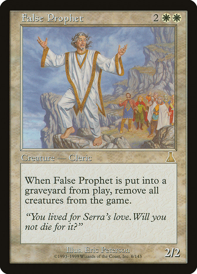 False Prophet [Urza's Destiny] | Card Merchant Takapuna