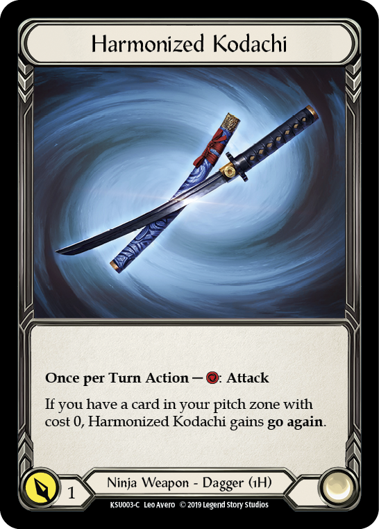 Harmonized Kodachi [KSU003-C] (Katsu Hero Deck)  1st Edition Normal | Card Merchant Takapuna