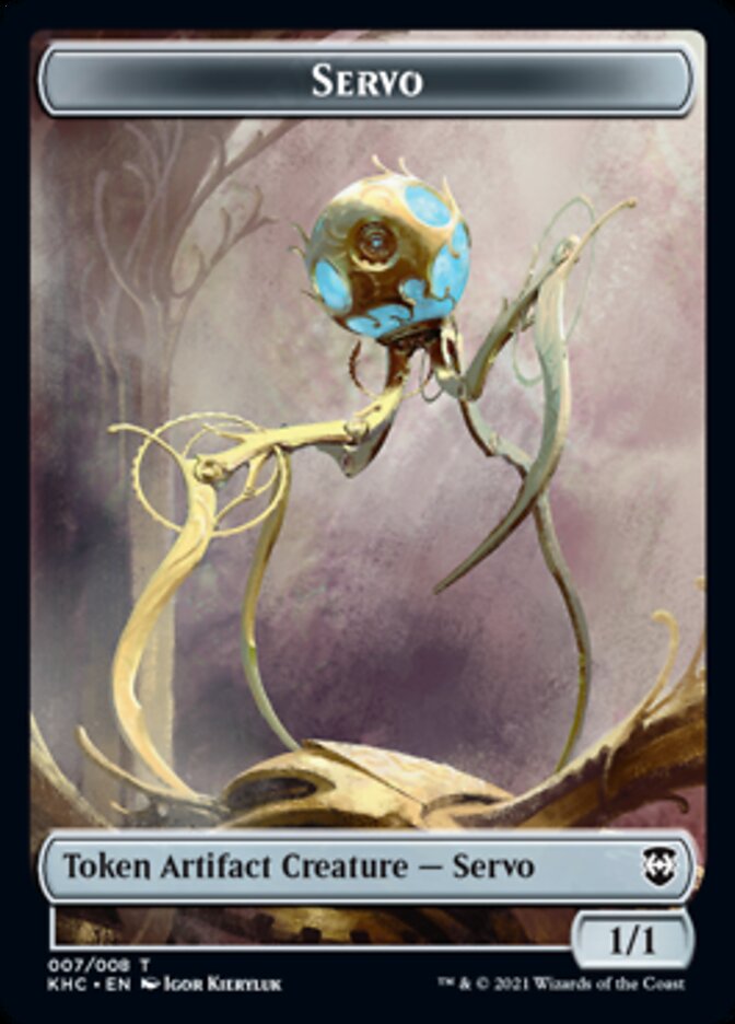 Servo Token [Kaldheim Commander Tokens] | Card Merchant Takapuna