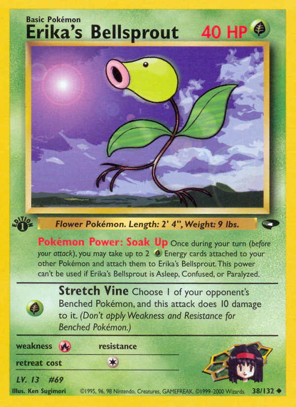 Erika's Bellsprout (38/132) [Gym Challenge 1st Edition] | Card Merchant Takapuna