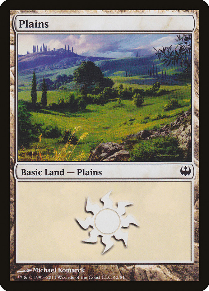 Plains (42) [Duel Decks: Knights vs. Dragons] | Card Merchant Takapuna