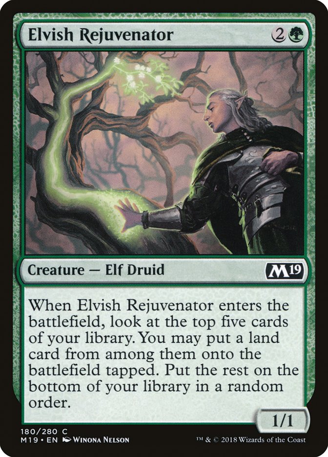 Elvish Rejuvenator [Core Set 2019] | Card Merchant Takapuna