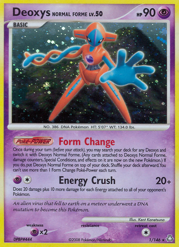 Deoxys Normal Forme (1/146) [Diamond & Pearl: Legends Awakened] | Card Merchant Takapuna