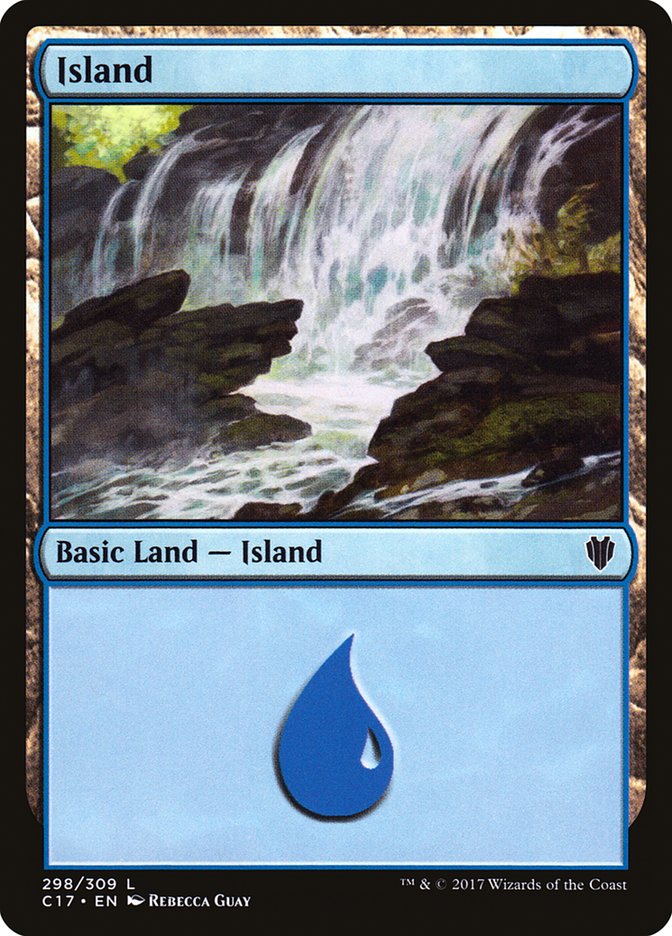 Island (298) [Commander 2017] | Card Merchant Takapuna