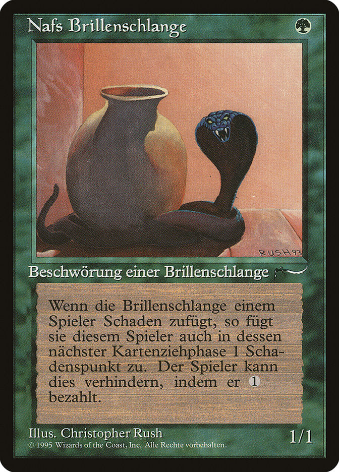 Nafs Asp (German) - "Nafs Brillenschlange" [Renaissance] | Card Merchant Takapuna