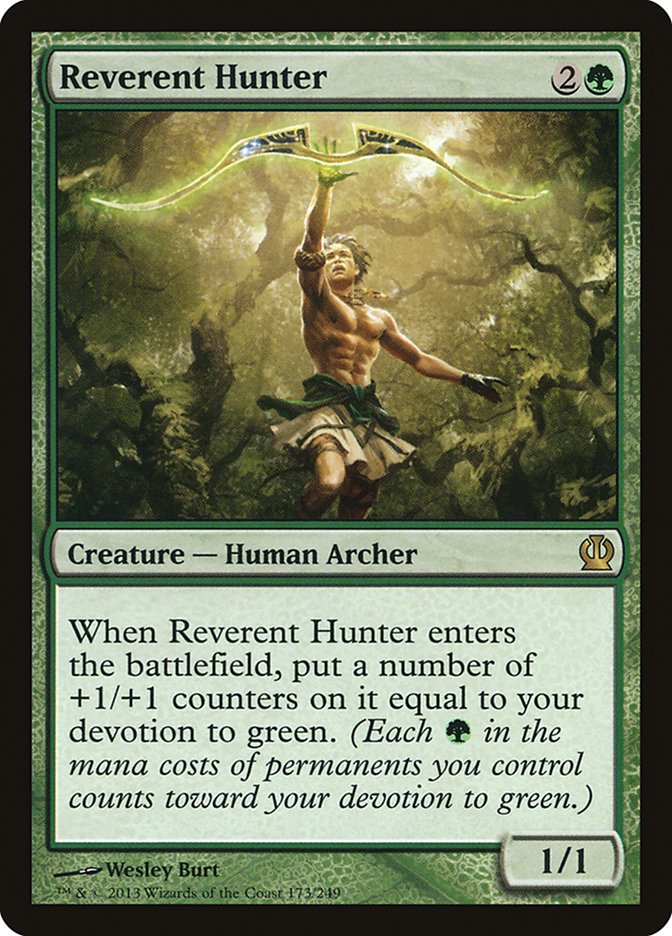 Reverent Hunter [Theros] | Card Merchant Takapuna